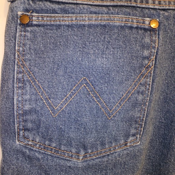 Men's MADE in the USA Prewashed Relaxed Fit WRANGLER Cowboy Cut Jeans Sz 42x32 - Picture 5 of 10